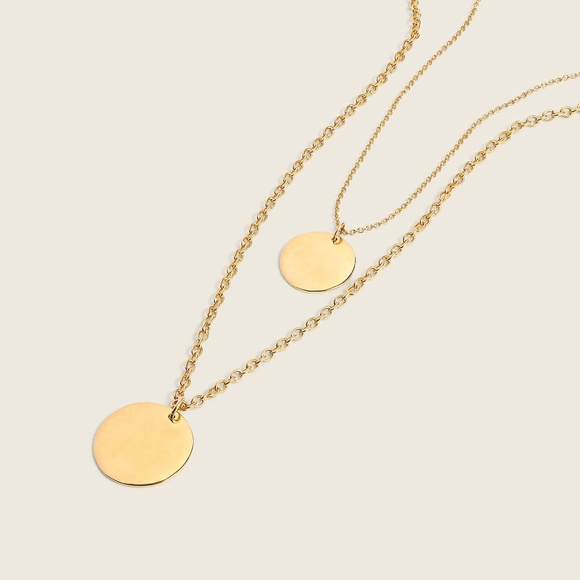 J. Crew Jewelry - New JCREW Layered Coin Necklace